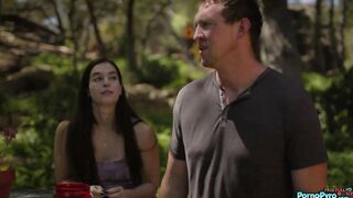 Pierce Paris Eats His Cousin Abbie Maley's Pussy On Family Trip