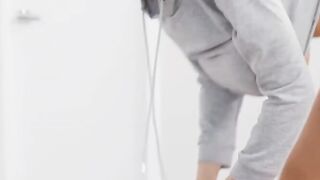 Amber's Yoga Titty Tease