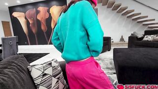 Lila gave stepbro Allen Swift a nice handjob