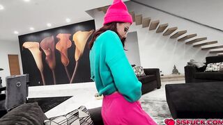 Lila gave stepbro Allen Swift a nice handjob
