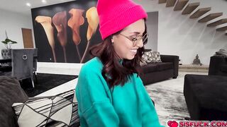Lila gave stepbro Allen Swift a nice handjob
