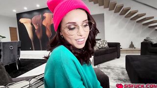 Lila gave stepbro Allen Swift a nice handjob