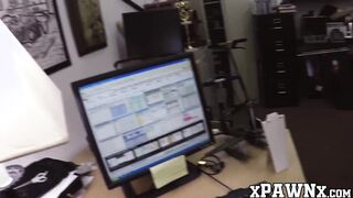 Big ass hottie fucked doggystyle for moolah by a broker