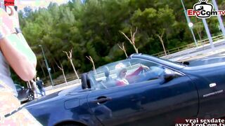 Outside anal sex at the beach with a erotic blonde Skank