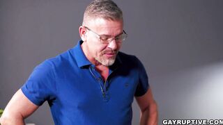 Twink Asher Day hole fucked by older guy Scott Hardy