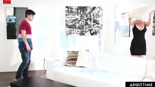 ADULT TIME - Gigantic Melons Stepmom Kit Mercer Shows Her