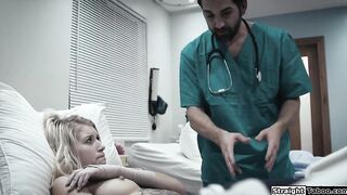 Doctor fingers a patient for vagina exam