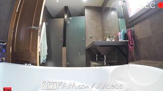 SpyFam Step sister Taylor Sands ambushes step brother with anal plowed