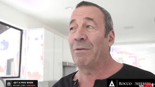 Rocco Siffredi RAMS Janice Griffith & Alexis Tae's Super Tight Pussies With His ULTRA-THICK COCK!