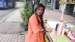 CARNEDELMERCADO - STREET VENDOR LAURA MONTENEGRO GETTING HER LATINA SNATCH FILLED WITH DICK - MAMACITAZ