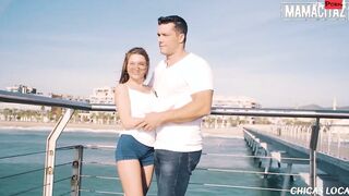 MAMACITAZ - Slender beauty Sandra Wellness Takes Long Cock At The Beach