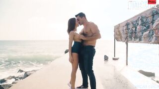 MAMACITAZ - Slender beauty Sandra Wellness Takes Long Cock At The Beach