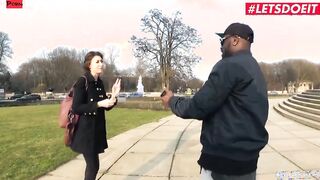 BUMSBUS - German women Meggie Marika Enjoying Black Cock In The Backseat - LETSDOEIT