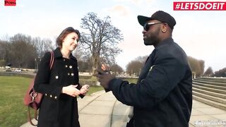 BUMSBUS - German women Meggie Marika Enjoying Black Cock In The Backseat - LETSDOEIT