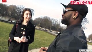 BUMSBUS - German women Meggie Marika Enjoying Black Cock In The Backseat - LETSDOEIT
