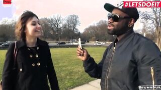 BUMSBUS - German women Meggie Marika Enjoying Black Cock In The Backseat - LETSDOEIT