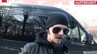 BUMSBUS - German women Meggie Marika Enjoying Black Cock In The Backseat - LETSDOEIT