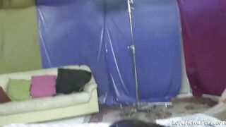 Curvy african woman sucking and rides his dick.mp4