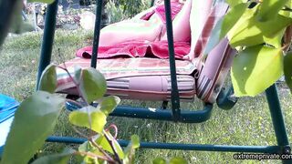 my stepmother doesn't wear panties in the garden