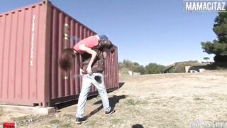 MAMACITAZ - Carol Vega Has Goddess Outside Plowed With Huge