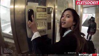 Bitches Abroad - Thin oriental Tourist May Thai Takes A Gigantic Cock On Vacation