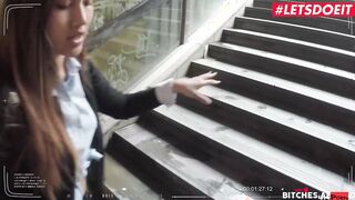 Bitches Abroad - Thin oriental Tourist May Thai Takes A Gigantic Cock On Vacation