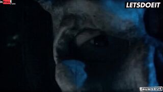 HALLOWEEN SPECIAL - Spooky Whore (Jezzicat) Has Her Haunted Vagina Ravaged By Big Cock Stud In The Bus - LETSDOEIT