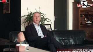 German Older with saggy boobies seduce during the roleplay
