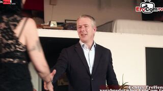 German Older with saggy boobies seduce during the roleplay