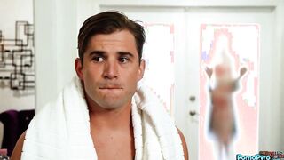 Hot Masseuse In Lingerie Charlotte Sins Services' Client Nathan Bronson