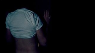 Amateur jocks fucking bareback in glory hole for hot facial