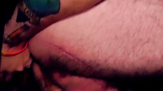 Amateur jocks fucking bareback in glory hole for hot facial