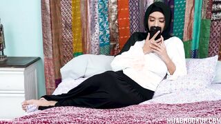 Watching porn with my hijab best friend