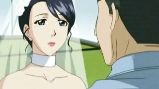 Hot housewife takes care of her man