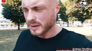 german fitness blonde bitch make real outside date