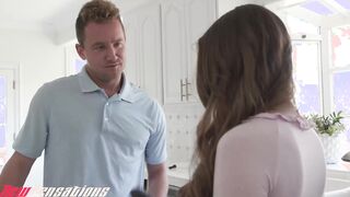 Huge Tit Babysitter Penelope's Concealed Move