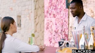BLACKED big black dick-hungry Kaisa & Eveline seduce hotel employee