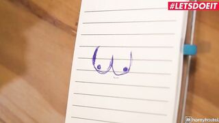 HORNYHOSTEL - (Claudia Bavel, Tommy Cabrio) - Big Ass Dark Haired Is Given the RIGHT directions