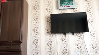 Lucky plumber fucking this dark haired babe