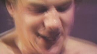 Classic blonde babe sucks cock before doggystyle pounding