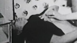 Classic porn video of couple having hardcore sex