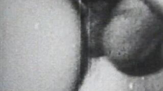 Classic porn video of couple having hardcore sex