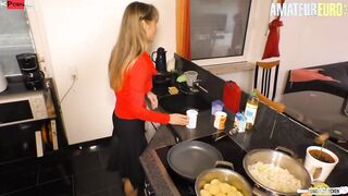 AMATEUR EURO - Amateur German Housewife Has Her Pierced Twat Nailed Hard
