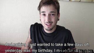 Latino twink turned gay after passionate POV bareback