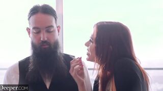 Deeper. Gf Maitland Teaches Kayden to Control a sub