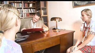 Morgan Moon And Nelly Bravo Are Slutty School Girls