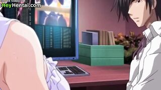 Wonderful babe with amazing tits gets cumshot