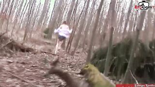 Slender blonde teens with small hooters assfucked into a 3 way