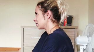 Sister in aw caught masturbating