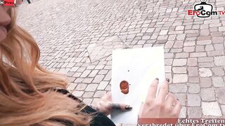 german curvy blonde bitch make a real blind date story